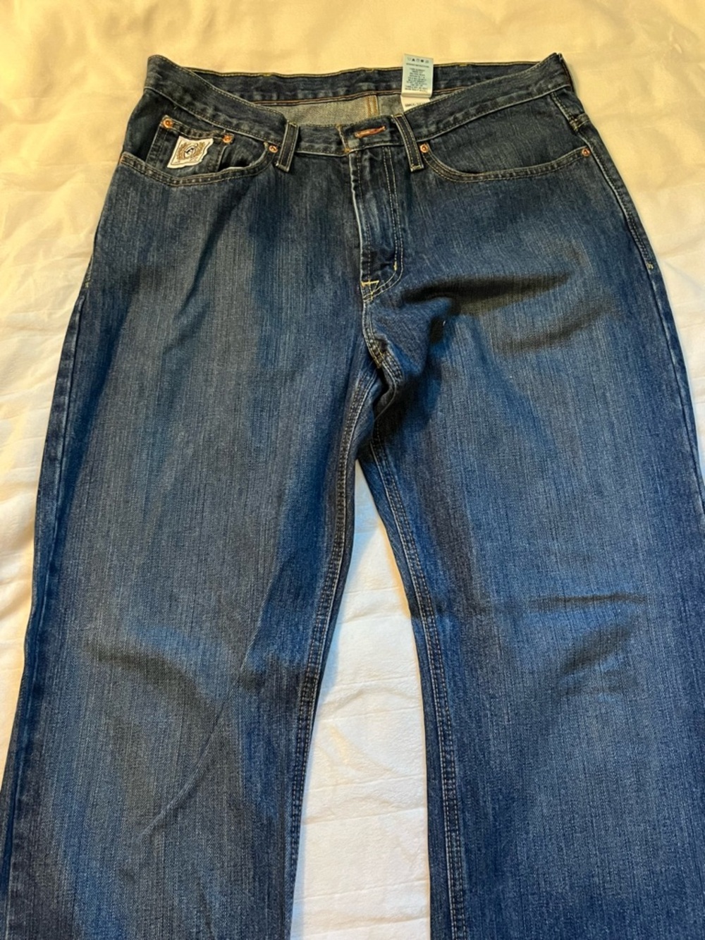 Cinch Men's Dark Blue Straight Jeans